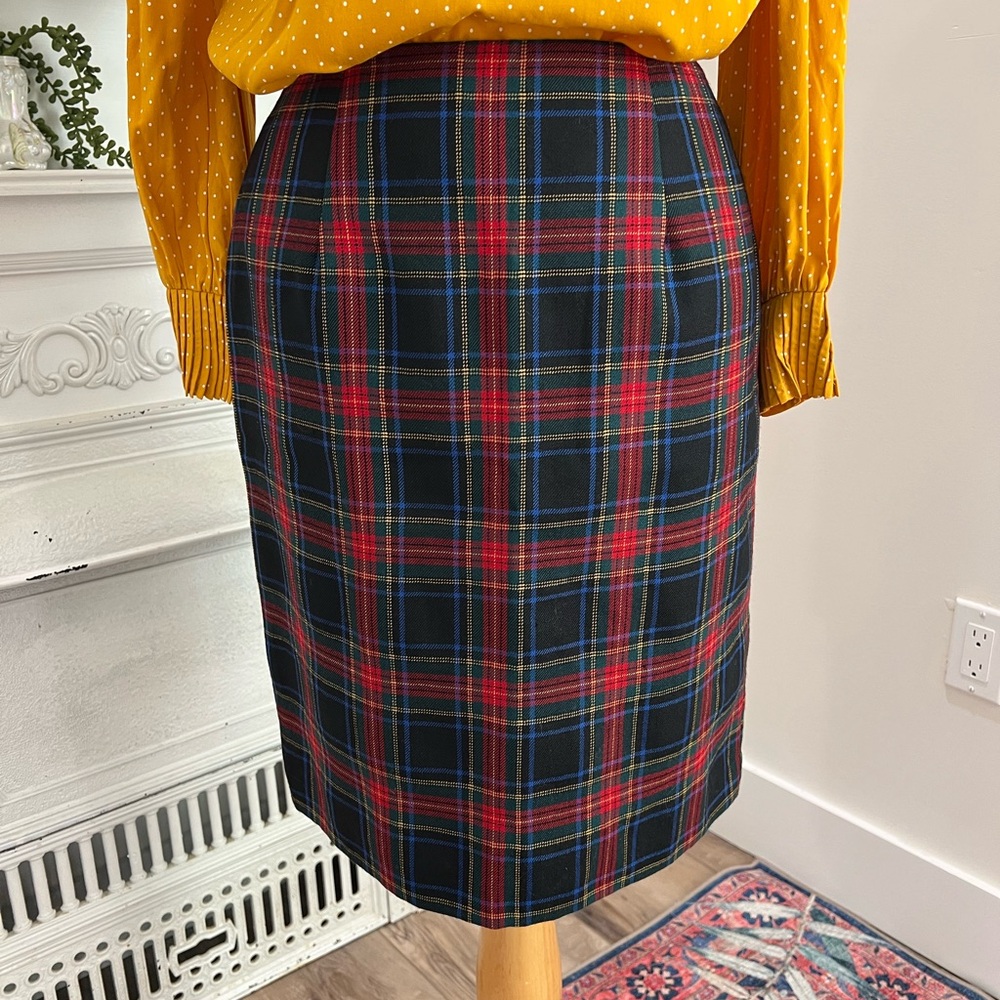 Vintage Preston and York Plaid Skirt